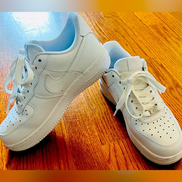 Nike Air Force Ones White Sneakers - Picture 1 of 13